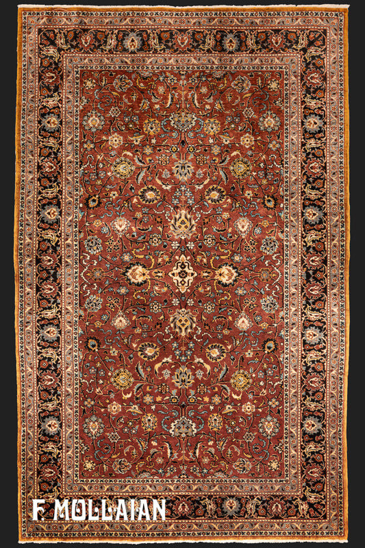 Antique Indian Kashmir Silk Rug n°:65360944